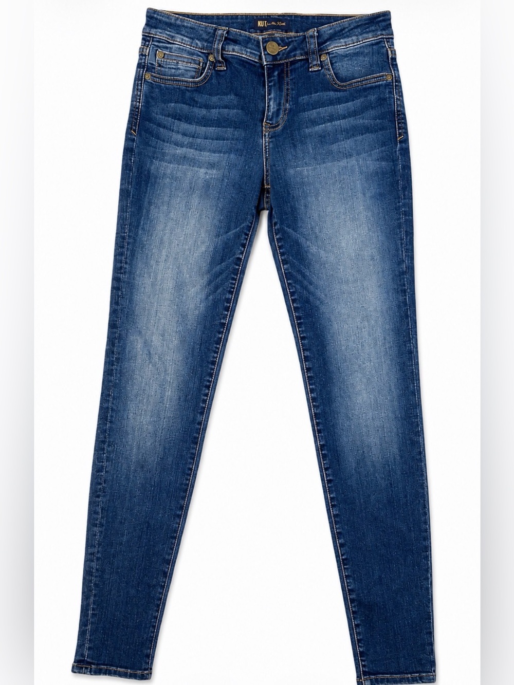 KUT from the Kloth Mia Toothpick Skinny Jeans Size 2 Medium Wash Stretch Denim